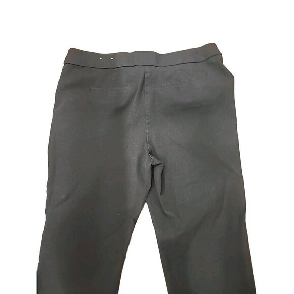 Chico's Pants Capri High Rise Straight Leg Black Women's 12 - Picture 4 of 6